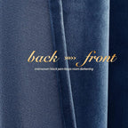 NICETOWN Navy Blue Velvet Curtains 84 inches for Bedroom, Sound Reducing Heavy-Duty Solid Rod Pocket Light Blocking Drapes/Panels for Living Room (2 Panels, 52 inches Wide Each Panel)
