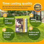 8in x 25ft Green Hardware Cloth 1/2 inch 19Ga PVC Coated Wire Mesh Vinyl Coated Fence, Welded Metal Chicken Wire Fencing Roll, Garden Plant Fencing, for Chicken Coop and Home Improvement