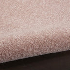 Nourison Home Nourison Essentials Pink 6' x Round Area Rug - Easy Clean, Non Shedding, Bed Room, Living Room, Dining Room, Kitchen (6' x Round)
