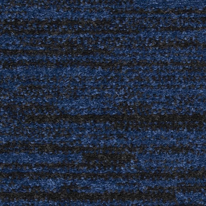 Nourison Home Nourison Essentials Midnight Blue 2' x 6' Area Rug - Easy Clean, Non Shedding, Bed Room, Living Room, Dining Room, Kitchen (6' Runner)