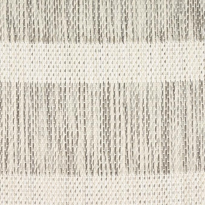 Nourison Home Positano Grey Ivory 5' x 7' Area Rug - Easy Clean, Non Shedding, Bed Room, Living Room, Dining Room, Kitchen (5' x 7')