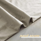 NICETOWN Camel Velvet Curtains 72 Inch Long 52 Wide, Room Darkening Temp Balance Drapes for Living Room Farmhouse Style Window Treatment for Apartment