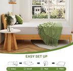 EGOHOME Twin XL Memory Foam Mattress, 12 Inch Bed Mattress in a Box with Cooling Green Tea Gel, Relieve Pressure with Medium Support, CertiPUR-US Certified, 80''L x 38''W, White