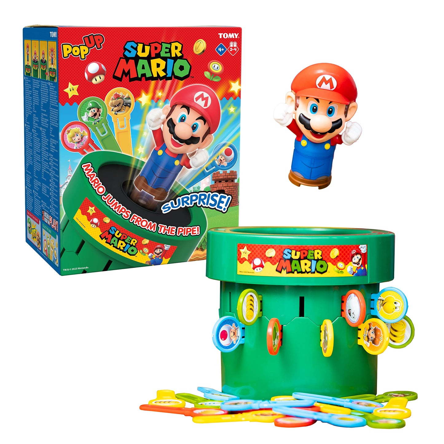 TOMY Pop Up Super Mario Board Game