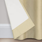 ECLIPSE Kendall Modern Blackout Thermal Rod Pocket Window Curtain for Bedroom or Living Room (1 Panel), 42 x 95, Cafe