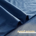 NICETOWN Navy Blue Velvet Curtains 84 inches for Bedroom, Sound Reducing Heavy-Duty Solid Rod Pocket Light Blocking Drapes/Panels for Living Room (2 Panels, 52 inches Wide Each Panel)