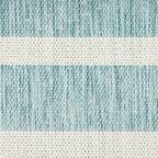 Nourison Home Positano Aqua Ivory 9' x 12' Area Rug - Easy Clean, Non Shedding, Bed Room, Living Room, Dining Room, Kitchen (9' x 12')