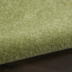 Nourison Home Nourison Essentials Green 2'2" x 16' Area Rug - Easy Clean, Non Shedding, Bed Room, Living Room, Dining Room, Kitchen (16' Runner)
