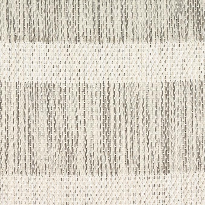 Nourison Home Positano Grey Ivory 9' x 12' Area Rug - Easy Clean, Non Shedding, Bed Room, Living Room, Dining Room, Kitchen (9' x 12')