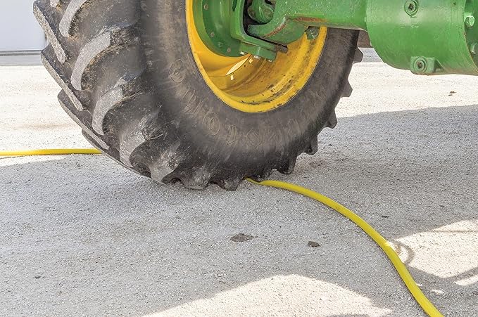 Dramm ColorStorm Premium Rubber Garden Hose, No Kink, Leak Proof Water Hose, Male Female Fittings, Made in USA, Hot & Cold Resistant, 518 Burst PSI, Red, 5/8"x50'