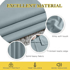 NICETOWN Living Room Curtains for Windows 84 inch Long - Stormy Sea Decorative Grommet Room Darkening Window Treatments for Bedroom/Porch, 2 Panels = 104" Wide