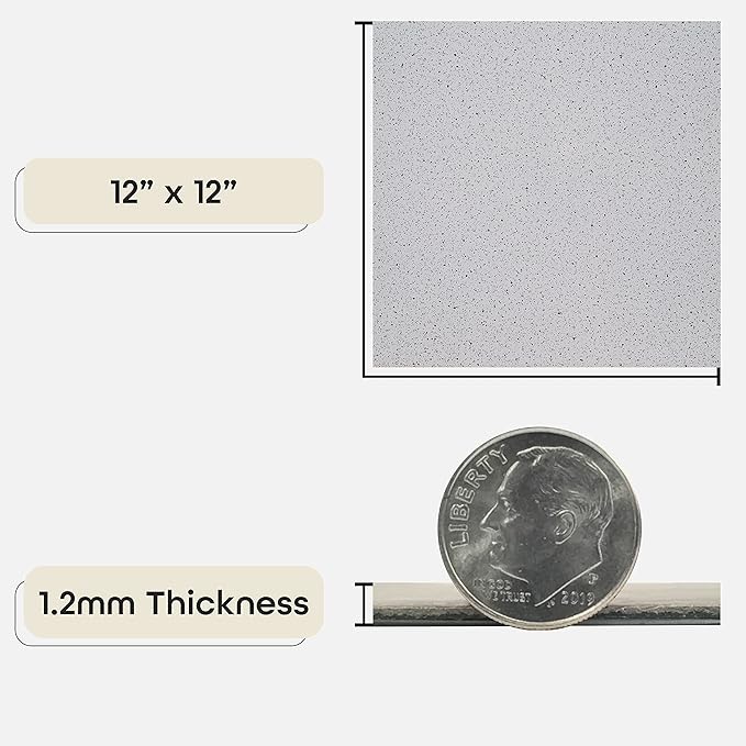 Nexus Self Adhesive 12-Inch Vinyl Floor Tiles, 20 Tiles - 12" x 12", Salt n Pepper Granite - Peel & Stick, DIY Flooring for Kitchen, Dining Room, Bedrooms & Bathrooms by Achim Home Decor