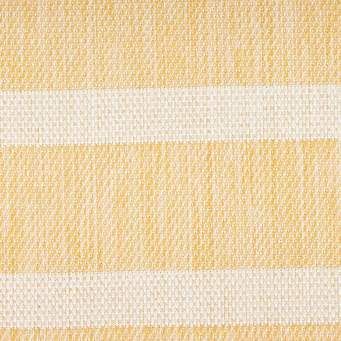 Nourison Home Positano Yellow Ivory 9' x 12' Area Rug - Easy Clean, Non Shedding, Bed Room, Living Room, Dining Room, Kitchen (9' x 12')
