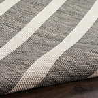 Nourison Home Positano Charcoal Ivory 8' x 10' Area Rug - Easy Clean, Non Shedding, Bed Room, Living Room, Dining Room, Kitchen (8' x 10')