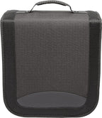 Amazon Basics Polyester CD/DVD Portable Storage Binder with Handle, 400-Capacity, Black