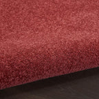 Nourison Home Nourison Essentials Brick Red 7' x Square Area Rug - Easy Clean, Non Shedding, Bed Room, Living Room, Dining Room, Kitchen (7' x Square)