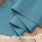 H.VERSAILTEX Premium Blackout Thermal Insulated Room Darkening Curtains for Bedroom/Living Room - Classic Grommet Top (2 Panels, Storm Blue, 52 Inch by 96 Inch)