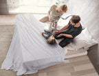 Utopia Bedding Silver 100% Cotton Waffle Blanket 300 GSM [Queen - 90x90 Inch] Soft Lightweight Breathable Bed Blanket for All Season