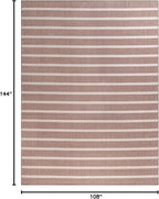 Nourison Home Positano Natural Ivory 9' x 12' Area Rug - Easy Clean, Non Shedding, Bed Room, Living Room, Dining Room, Kitchen (9' x 12')