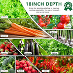 8x4x1.5FT Galvanized Raised Garden Bed,Vegetable Boxes-Rectangle Metal Flower Box,Large Planter Raised Beds Outdoor Garden for Planting,Fruit,Herb-Black