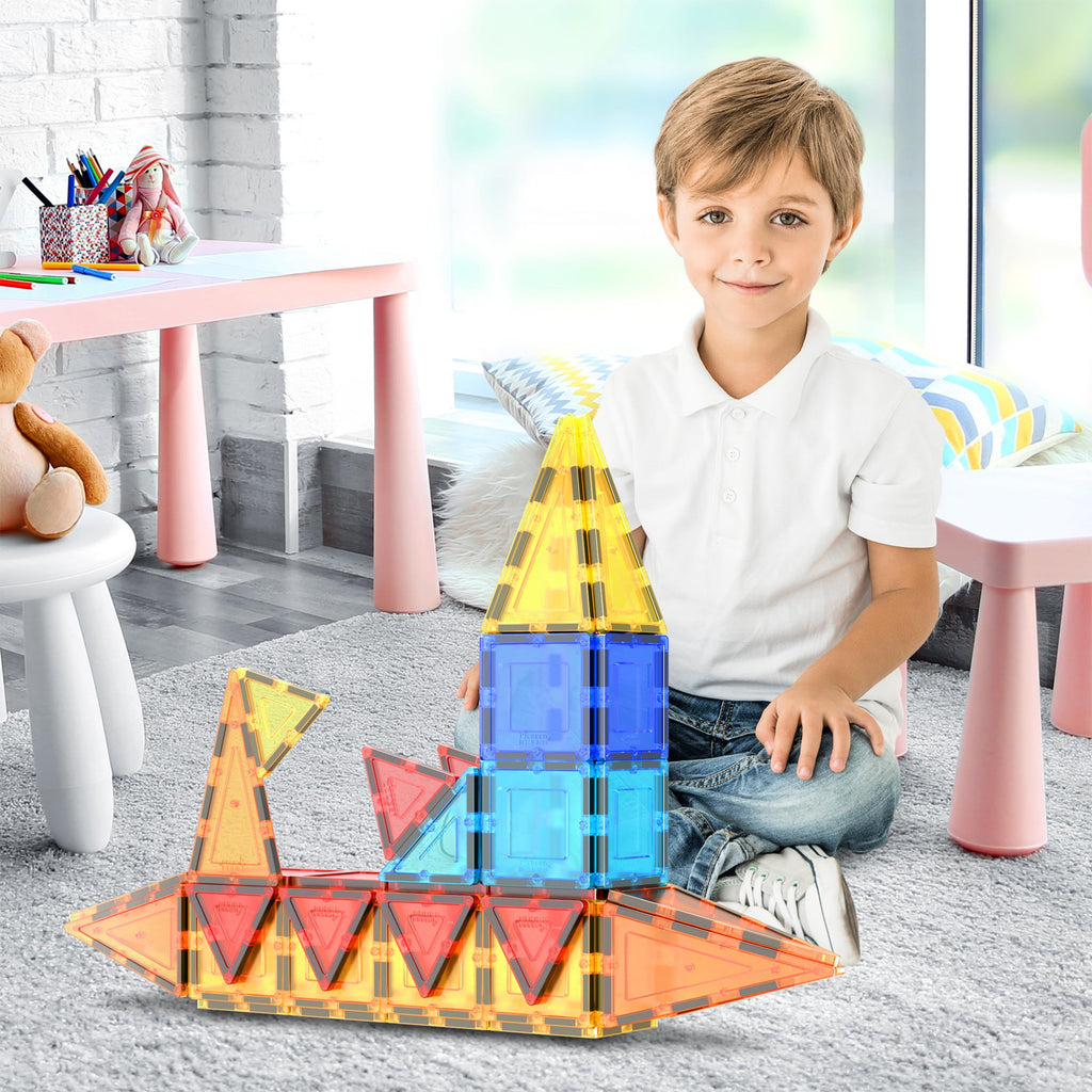 PicassoTiles 60pcs Magnetic Building Blocks