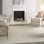 Nourison Home Nourison Essentials Ivory Beige 7' x 10' Area Rug - Easy Clean, Non Shedding, Bed Room, Living Room, Dining Room, Kitchen (7' x 10')