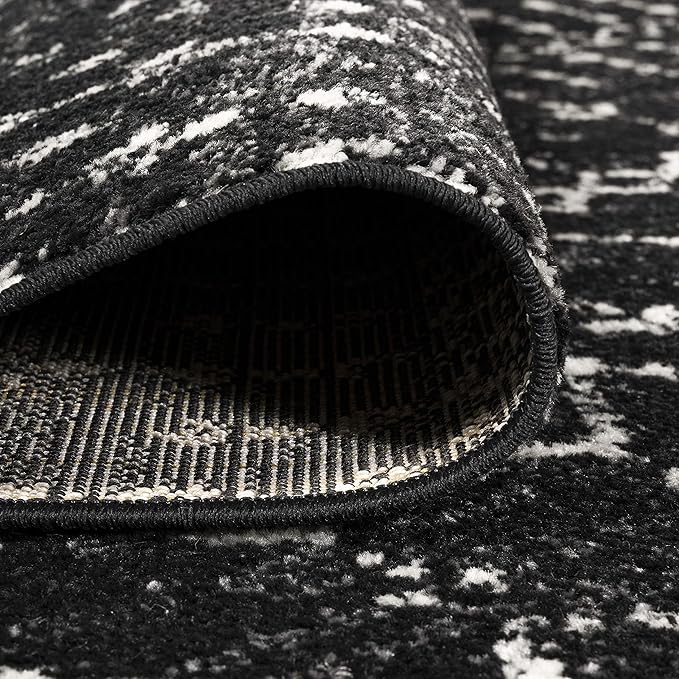 JONATHAN Y Boho Vintage Diamond Black/Ivory Indoor Area Rug 10X13 ft, Moroccan Hype for Living Room, Bedroom, Kitchen, Office, Easy-Cleaning, High Traffic, Pet-Friendly, Non-Shedding (MOH101D-13)