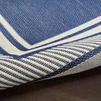 Nourison Home Horizon Indoor/Outdoor Navy 10' x 14' Area Rug - Easy Clean, Non Shedding, Bed Room, Living Room, Dining Room, Kitchen (10' x 14')