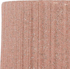 JONATHAN Y TBL1102C Louisa 19" Modern Art Deco Tambour Indoor/Outdoor Accent Table Art Deco, Minimalist, Contemporary, Bohemian, Mid-Century, Patio, Garden, Bathroom, Living Room, Pink Terrazzo Finish