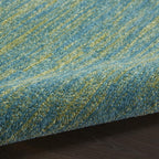 Nourison Home Nourison Essentials Blue Green 7' x Square Area Rug - Easy Clean, Non Shedding, Bed Room, Living Room, Dining Room, Kitchen (7' x Square)