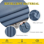 NICETOWN Stone Blue Blackout Curtains for Living Room, Window Treatment Thermal Insulated Room Darkening Grommet Drapes Sound Dampening for Bedroom, 2 Panels, W37 x L72