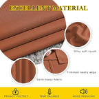 NICETOWN Blackout 90 inch Curtains for Bedroom, Room Darkening Energy Saving Thermal Insulated Grommet Window Treatments for Living Room, Burnt Orange, W52 x L90, 2 Panels