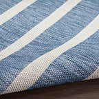 Nourison Home Positano Navy Ivory 9' x 12' Area Rug - Easy Clean, Non Shedding, Bed Room, Living Room, Dining Room, Kitchen (9' x 12')