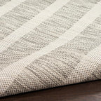 Nourison Home Positano Grey Ivory 2' x 6' Area Rug - Easy Clean, Non Shedding, Bed Room, Living Room, Dining Room, Kitchen (6' Runner)