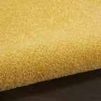 Nourison Home Nourison Essentials Yellow 7' x Square Area Rug - Easy Clean, Non Shedding, Bed Room, Living Room, Dining Room, Kitchen (7' x Square)