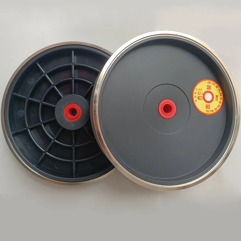 Diamond Grinding Wheel 8 Inch 200mm Diameter 38mm Thickness 25.4mm Hole Electroplated Alloy Plastic Parallel Jade Polishing