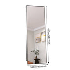 Full-length mirror, curved stand mirror, large full-length mirror, wall mounted, leaning mirror, standing mirror,