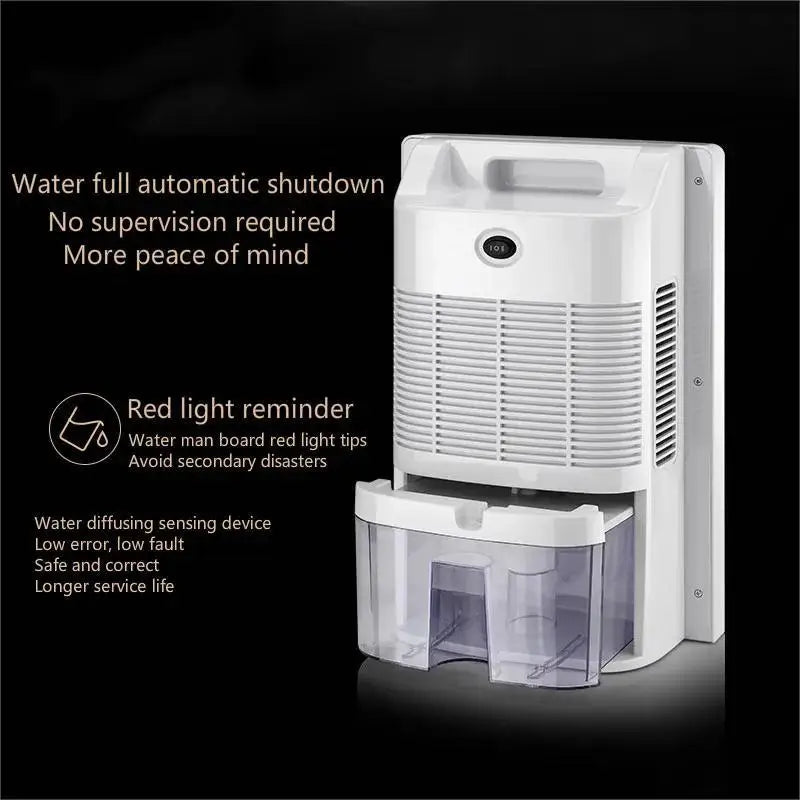 Upgrade Portable Premium Dehumidifier and Air Purifier 2 in 1 Mute Moisture Absorbers for Home Basement Remote Control Timing