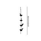 3.3ft Rain Chain Garden Decor Outside Outside Gutter Downspout in Summer Park Embellishment Gutters Downspout Downspout Chain