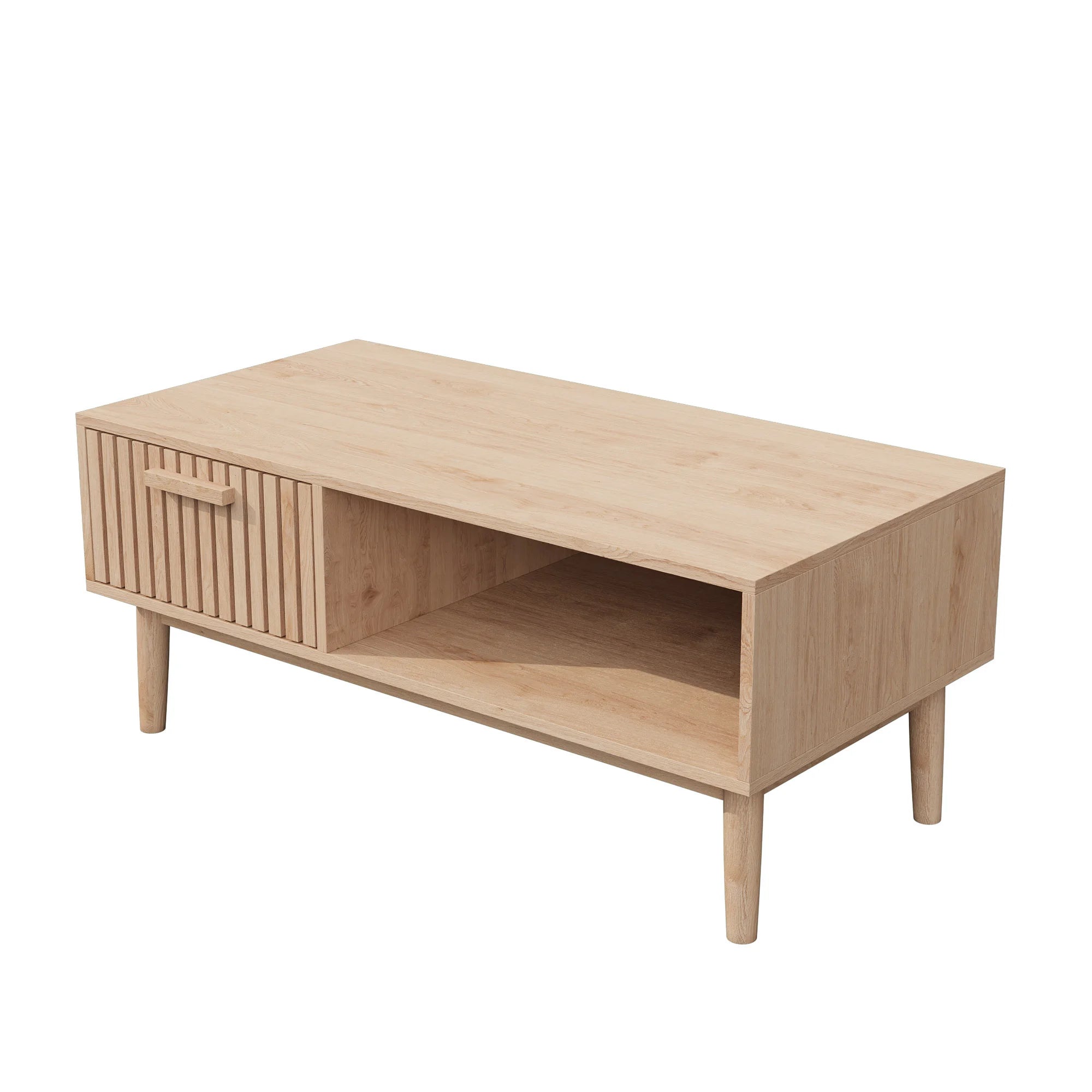 Side Table wood color solid wood table shoe cabinet with hinged lid dust proof storage cabinet
