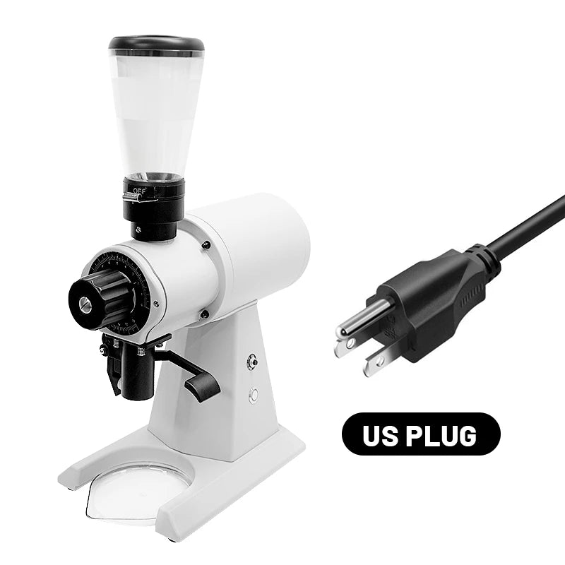 Automatic 98mm Electric Grinder Single Dose Espresso Titanium Flat Burrs Coffee Bean Grinder Commercial Electric Coffee Grinder