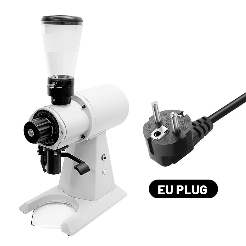 Automatic 98mm Electric Grinder Single Dose Espresso Titanium Flat Burrs Coffee Bean Grinder Commercial Electric Coffee Grinder