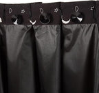 Amazon Basics Portable Blackout Curtain Shade with Suction Cups, 50" W x 78" L, 1-Pack, Moon and Stars