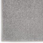 Nourison Home Nourison Essentials Silver Grey 2'2" x 7'6" Area Rug - Easy Clean, Non Shedding, Bed Room, Living Room, Dining Room, Kitchen (8' Runner)