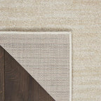 Nourison Home Essentials Indoor/Outdoor Ivory Beige 6' x 9' Area Rug, Easy Cleaning, Non Shedding, Bed Room, Living Room, Dining Room, Backyard, Deck, Patio (6x9)