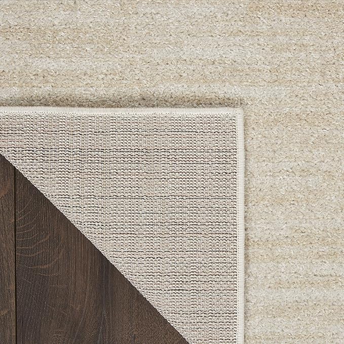 Nourison Home Essentials Indoor/Outdoor Ivory Beige 6' x 9' Area Rug, Easy Cleaning, Non Shedding, Bed Room, Living Room, Dining Room, Backyard, Deck, Patio (6x9)