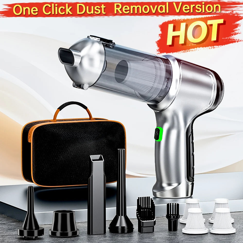 SZUK New Mini Car Vacuum Cleaner 638000Pa Wireless Vacuum Cleaner Powerful Suction Handheld Portable Vacuum Cleaner for Car Home