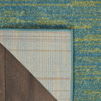 Nourison Home Nourison Essentials Blue Green 7' x 10' Area Rug - Easy Clean, Non Shedding, Bed Room, Living Room, Dining Room, Kitchen (7' x 10')