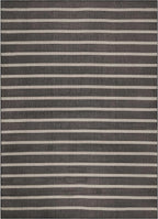 Nourison Home Positano Black Ivory 9' x 12' Area Rug - Easy Clean, Non Shedding, Bed Room, Living Room, Dining Room, Kitchen (9' x 12')