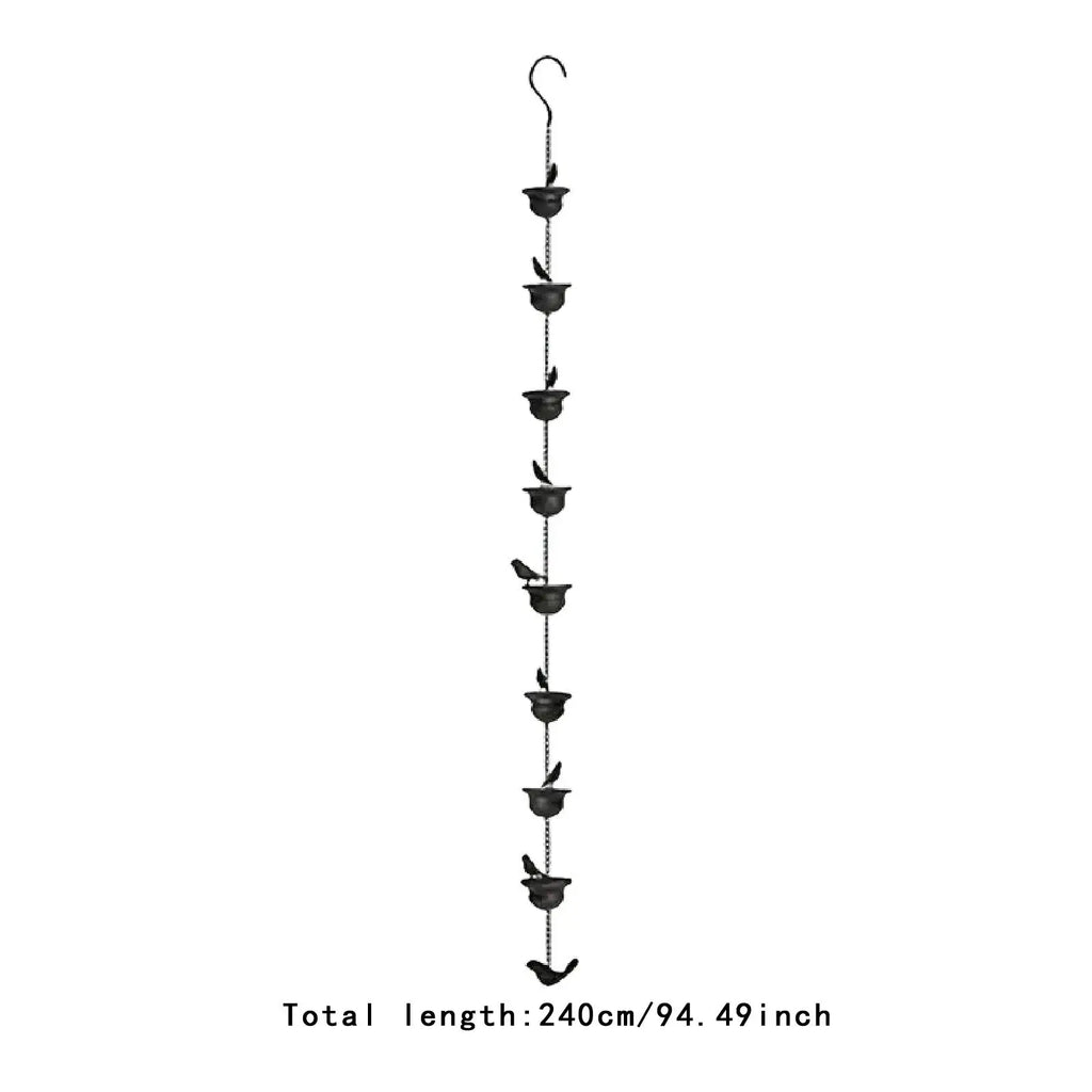 3.3ft Rain Chain Garden Decor Outside Outside Gutter Downspout in Summer Park Embellishment Gutters Downspout Downspout Chain